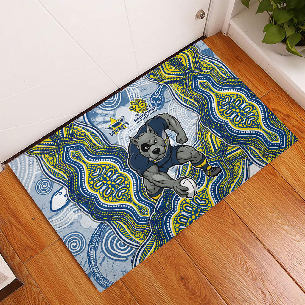 North Queensland Cowboys NAIDOC Week 2026 Rubber Doormat First Nations of Australia Aboriginal Mascot Rugby