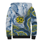 North Queensland Cowboys NAIDOC Week 2026 Sherpa Hoodie First Nations of Australia Aboriginal Mascot Rugby