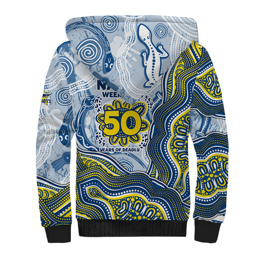 North Queensland Cowboys NAIDOC Week 2026 Sherpa Hoodie First Nations of Australia Aboriginal Mascot Rugby