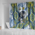 North Queensland Cowboys NAIDOC Week 2026 Shower Curtain First Nations of Australia Aboriginal Mascot Rugby