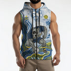 North Queensland Cowboys NAIDOC Week 2026 Sleeveless Zip Hoodie First Nations of Australia Aboriginal Mascot Rugby