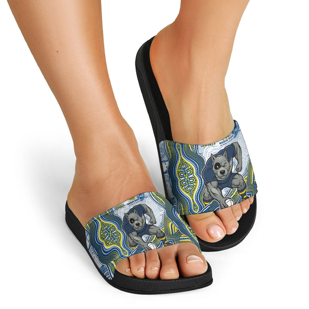 North Queensland Cowboys NAIDOC Week 2026 Slide Sandals First Nations of Australia Aboriginal Mascot Rugby