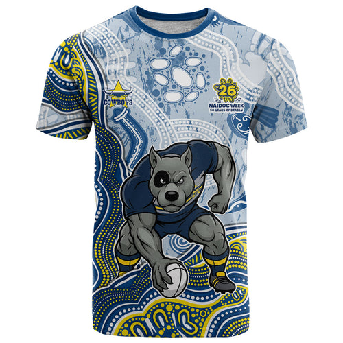 North Queensland Cowboys NAIDOC Week 2026 T Shirt First Nations of Australia Aboriginal Mascot Rugby