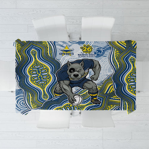 North Queensland Cowboys NAIDOC Week 2026 Tablecloth First Nations of Australia Aboriginal Mascot Rugby