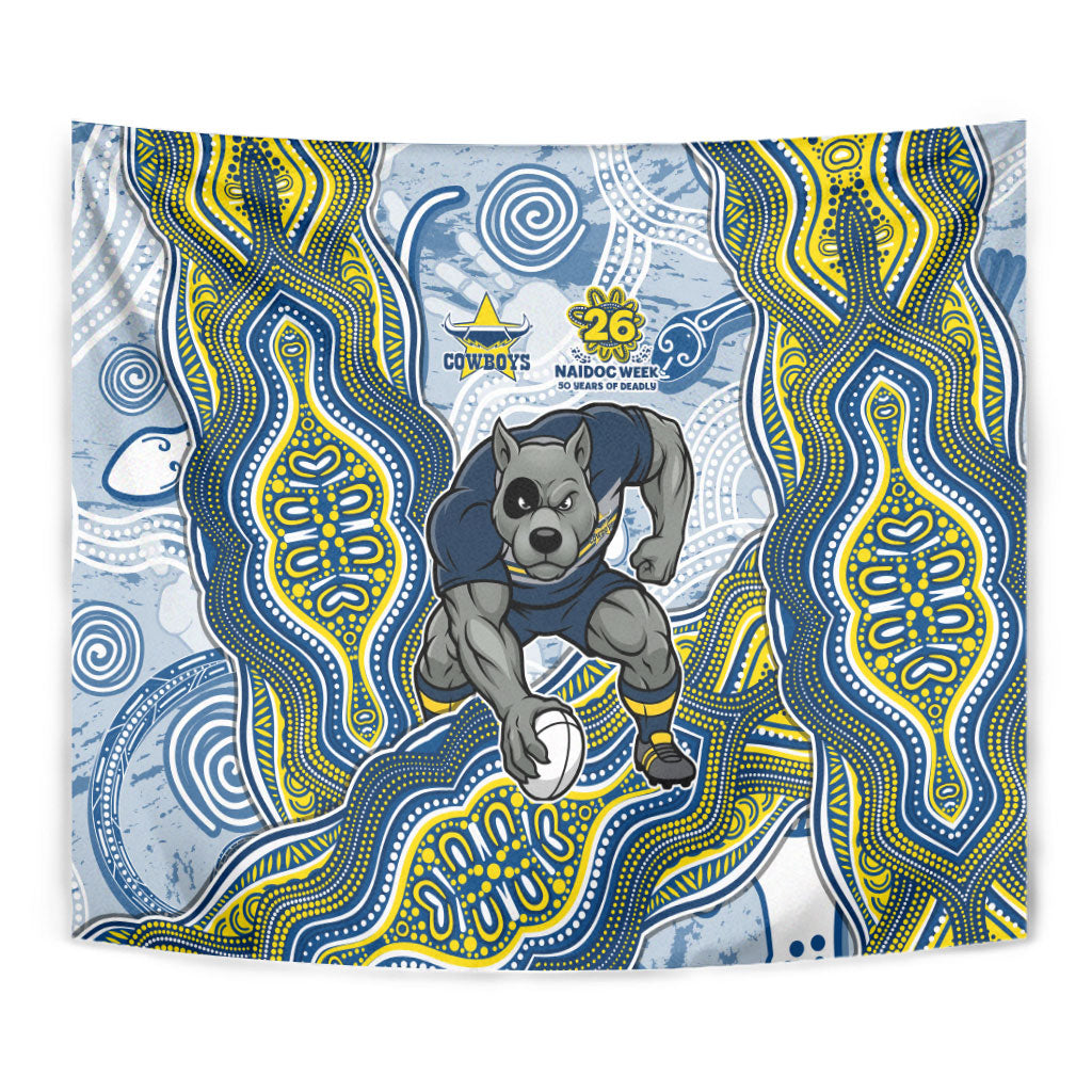North Queensland Cowboys NAIDOC Week 2026 Tapestry First Nations of Australia Aboriginal Mascot Rugby
