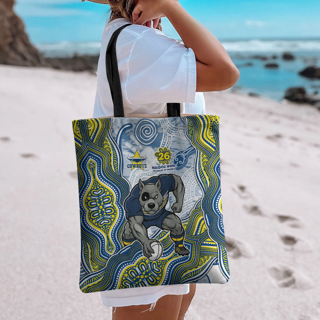 North Queensland Cowboys NAIDOC Week 2026 Tote Bag First Nations of Australia Aboriginal Mascot Rugby