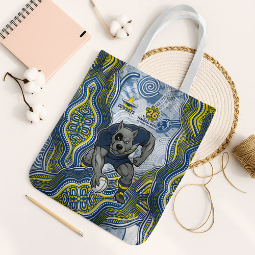 North Queensland Cowboys NAIDOC Week 2026 Tote Bag First Nations of Australia Aboriginal Mascot Rugby