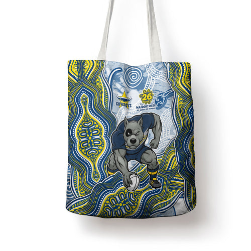 North Queensland Cowboys NAIDOC Week 2026 Tote Bag First Nations of Australia Aboriginal Mascot Rugby