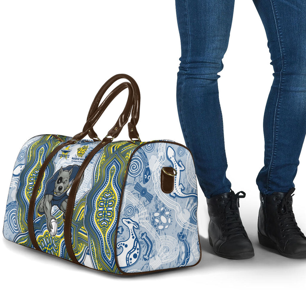 North Queensland Cowboys NAIDOC Week 2026 Travel Bag First Nations of Australia Aboriginal Mascot Rugby
