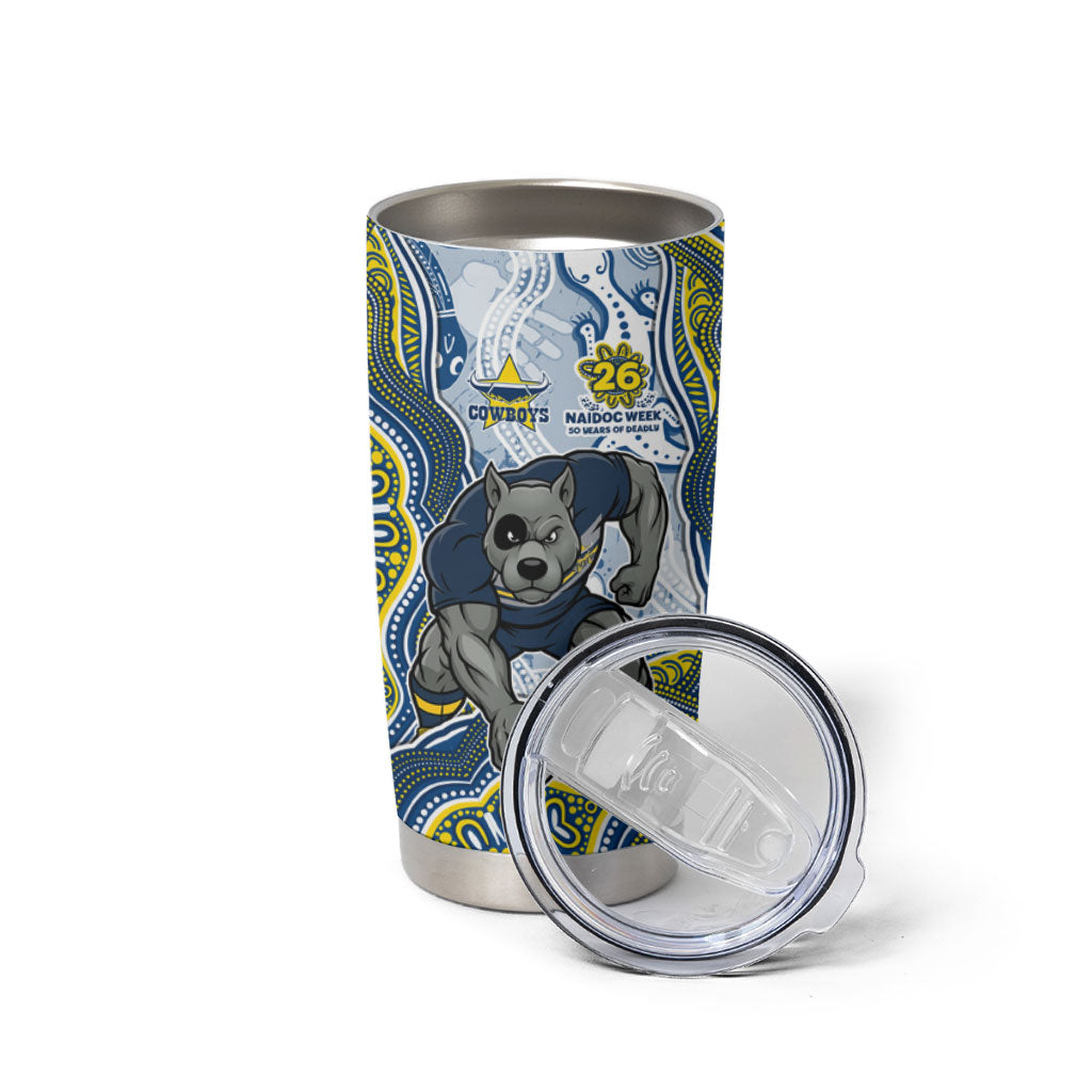 North Queensland Cowboys NAIDOC Week 2026 Tumbler Cup First Nations of Australia Aboriginal Mascot Rugby