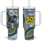 North Queensland Cowboys NAIDOC Week 2026 Tumbler With Handle First Nations of Australia Aboriginal Mascot Rugby