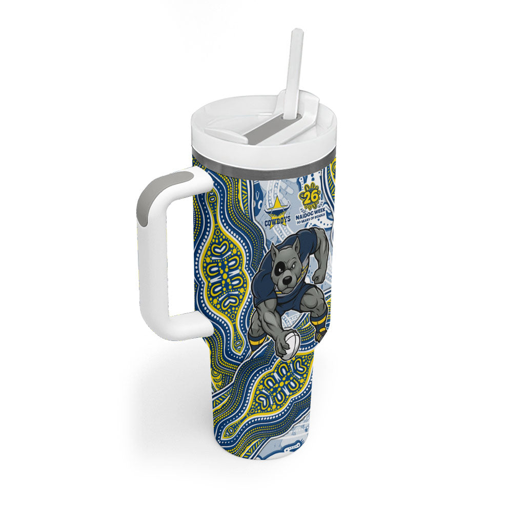 North Queensland Cowboys NAIDOC Week 2026 Tumbler With Handle First Nations of Australia Aboriginal Mascot Rugby