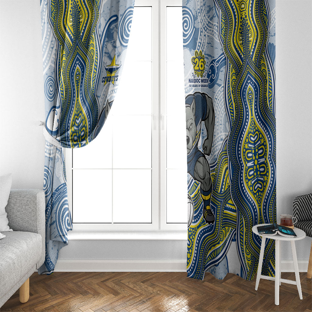 North Queensland Cowboys NAIDOC Week 2026 Window Curtain First Nations of Australia Aboriginal Mascot Rugby