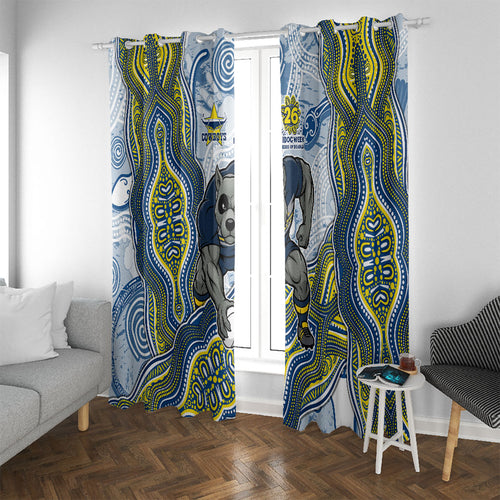 North Queensland Cowboys NAIDOC Week 2026 Window Curtain First Nations of Australia Aboriginal Mascot Rugby