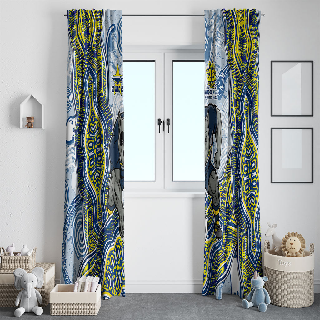 North Queensland Cowboys NAIDOC Week 2026 Window Curtain First Nations of Australia Aboriginal Mascot Rugby