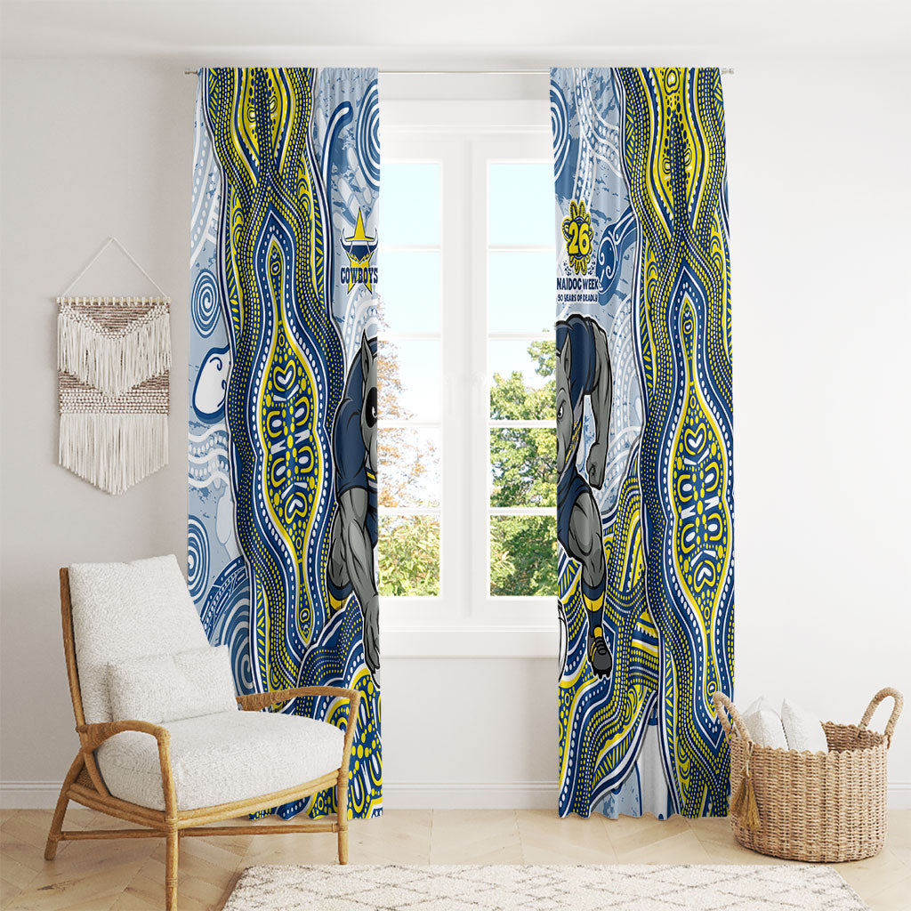 North Queensland Cowboys NAIDOC Week 2026 Window Curtain First Nations of Australia Aboriginal Mascot Rugby
