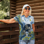 North Queensland Cowboys NAIDOC Week 2026 Women Polo Shirt First Nations of Australia Aboriginal Mascot Rugby