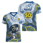 North Queensland Cowboys NAIDOC Week 2026 Women V-Neck T-Shirt First Nations of Australia Aboriginal Mascot Rugby