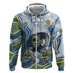 North Queensland Cowboys NAIDOC Week 2026 Zip Hoodie First Nations of Australia Aboriginal Mascot Rugby