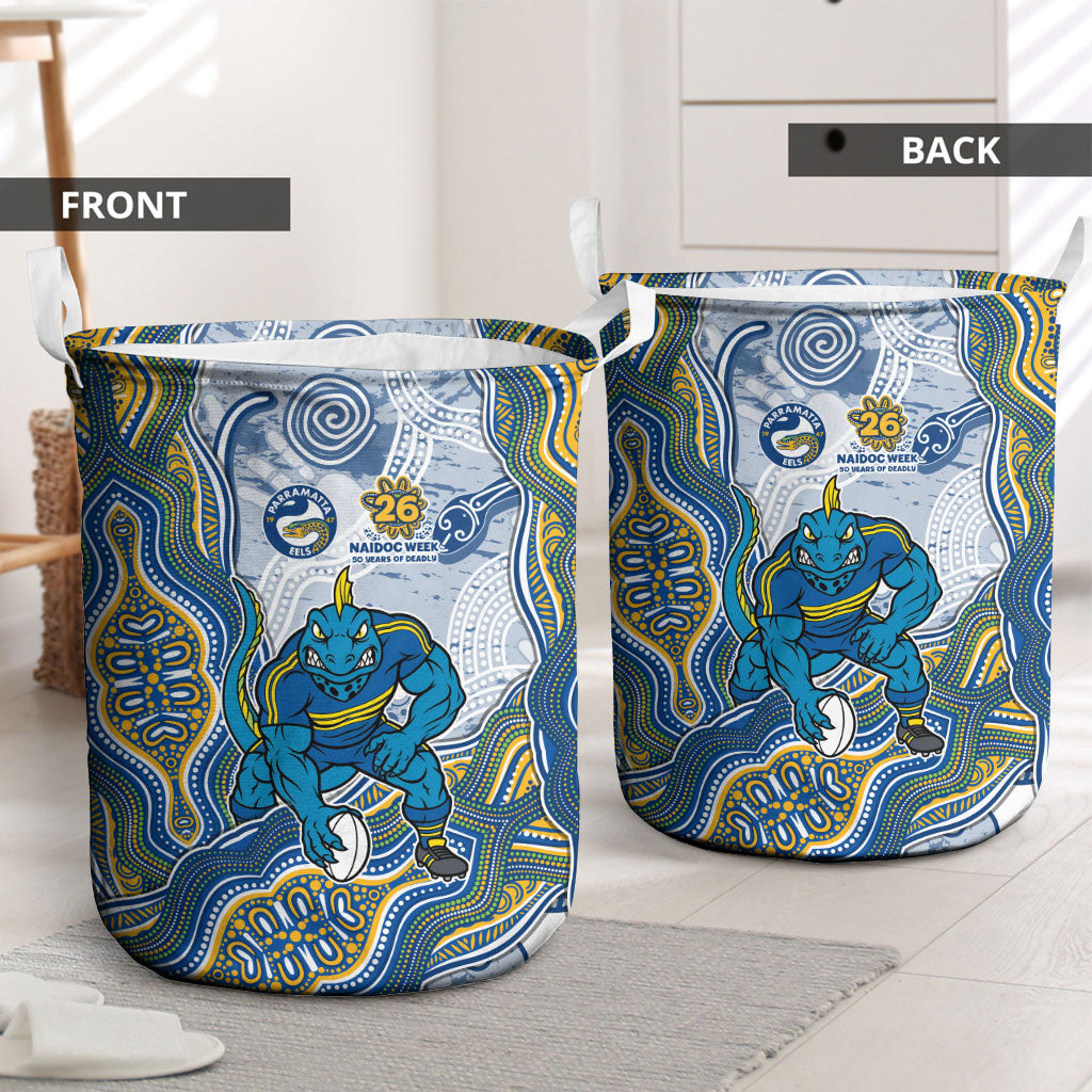 Parramatta Eels NAIDOC Week 2026 Laundry Basket First Nations of Australia Aboriginal Mascot Rugby
