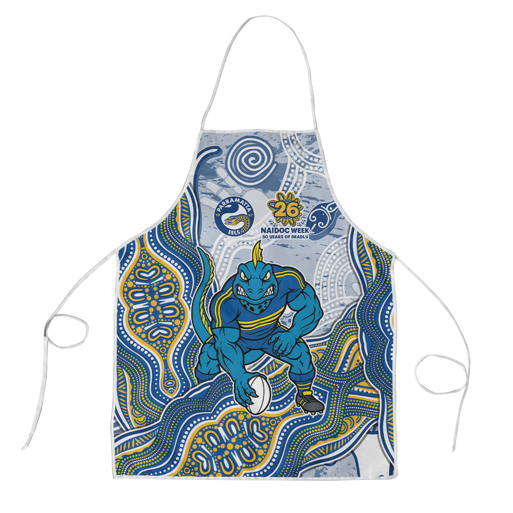 Parramatta Eels NAIDOC Week 2026 Apron First Nations of Australia Aboriginal Mascot Rugby