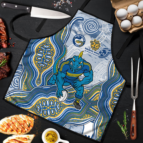 Parramatta Eels NAIDOC Week 2026 Apron First Nations of Australia Aboriginal Mascot Rugby