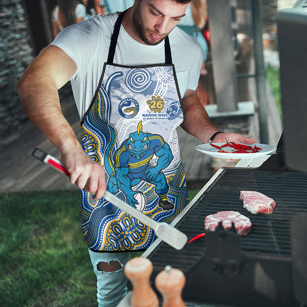 Parramatta Eels NAIDOC Week 2026 Apron First Nations of Australia Aboriginal Mascot Rugby
