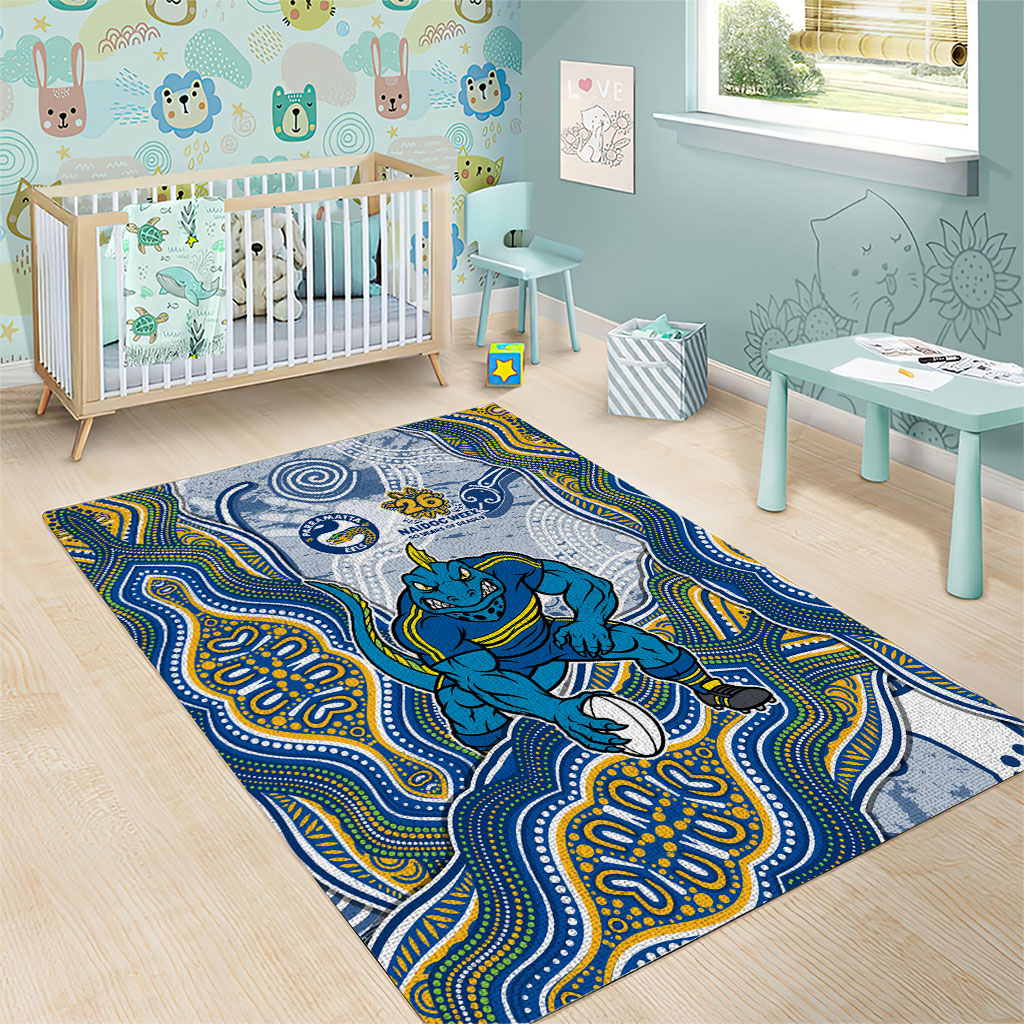 Parramatta Eels NAIDOC Week 2026 Area Rug First Nations of Australia Aboriginal Mascot Rugby