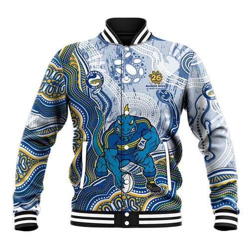 Parramatta Eels NAIDOC Week 2026 Baseball Jacket First Nations of Australia Aboriginal Mascot Rugby