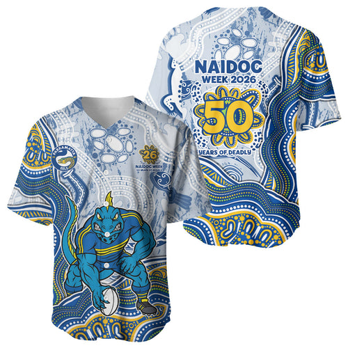 Parramatta Eels NAIDOC Week 2026 Baseball Jersey First Nations of Australia Aboriginal Mascot Rugby