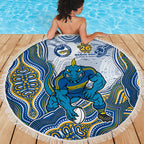 Parramatta Eels NAIDOC Week 2026 Beach Blanket First Nations of Australia Aboriginal Mascot Rugby
