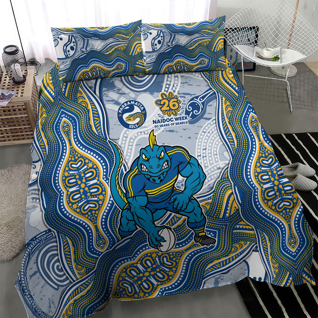 Parramatta Eels NAIDOC Week 2026 Bedding Set First Nations of Australia Aboriginal Mascot Rugby