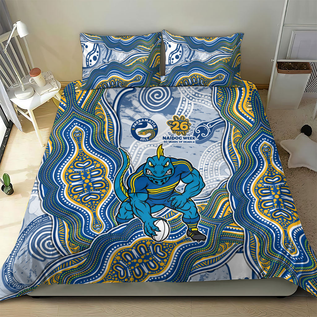 Parramatta Eels NAIDOC Week 2026 Bedding Set First Nations of Australia Aboriginal Mascot Rugby