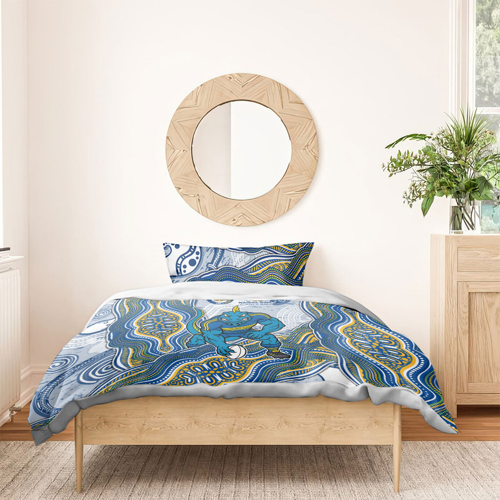 Parramatta Eels NAIDOC Week 2026 Bedding Set First Nations of Australia Aboriginal Mascot Rugby