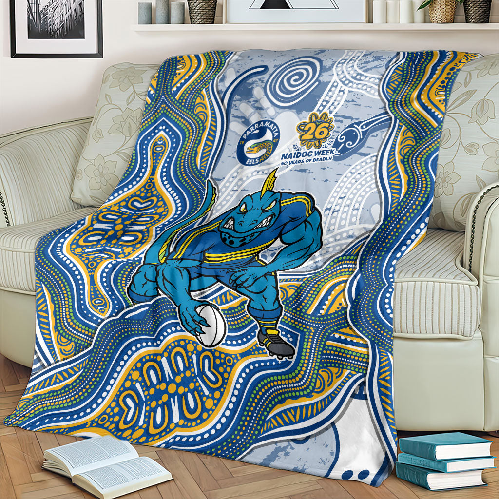 Parramatta Eels NAIDOC Week 2026 Blanket First Nations of Australia Aboriginal Mascot Rugby