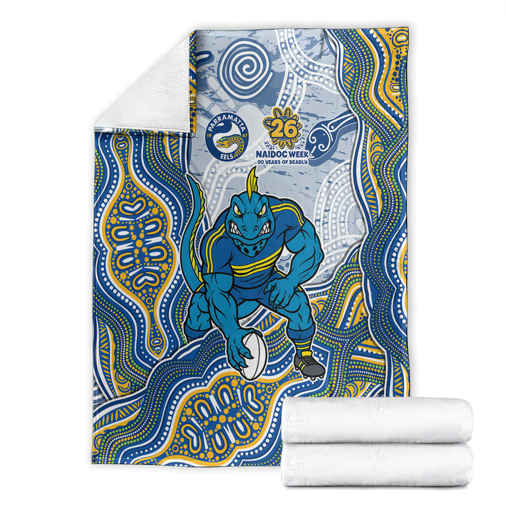 Parramatta Eels NAIDOC Week 2026 Blanket First Nations of Australia Aboriginal Mascot Rugby