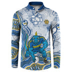 Parramatta Eels NAIDOC Week 2026 Button Sweatshirt First Nations of Australia Aboriginal Mascot Rugby