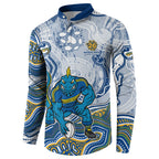Parramatta Eels NAIDOC Week 2026 Button Sweatshirt First Nations of Australia Aboriginal Mascot Rugby