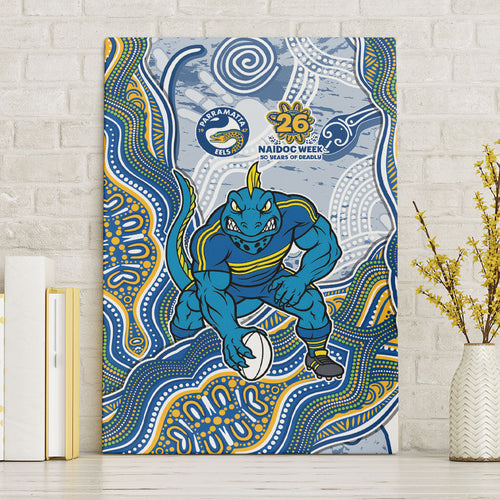 Parramatta Eels NAIDOC Week 2026 Canvas Wall Art First Nations of Australia Aboriginal Mascot Rugby