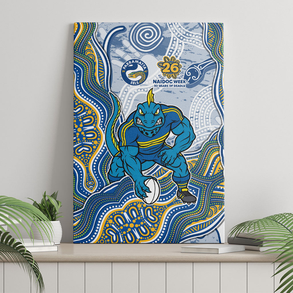 Parramatta Eels NAIDOC Week 2026 Canvas Wall Art First Nations of Australia Aboriginal Mascot Rugby