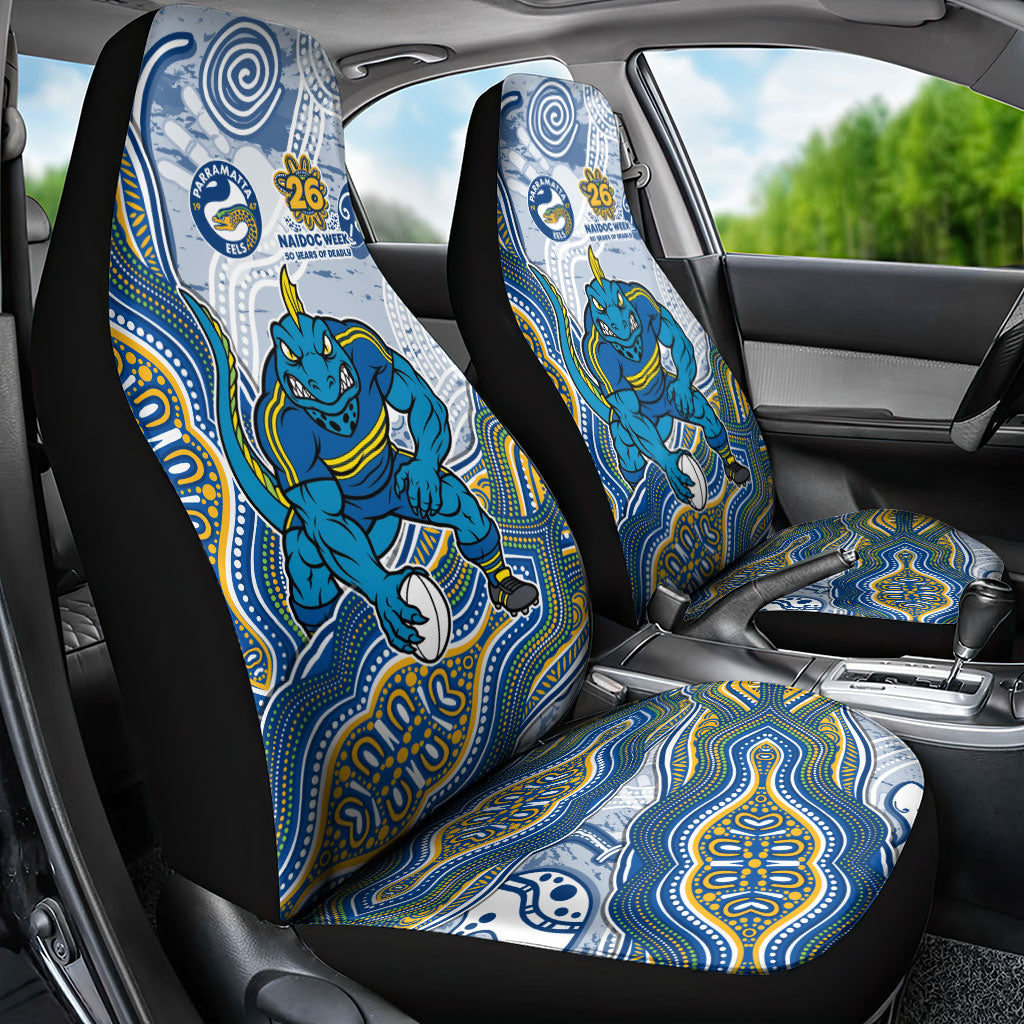 Parramatta Eels NAIDOC Week 2026 Car Seat Cover First Nations of Australia Aboriginal Mascot Rugby