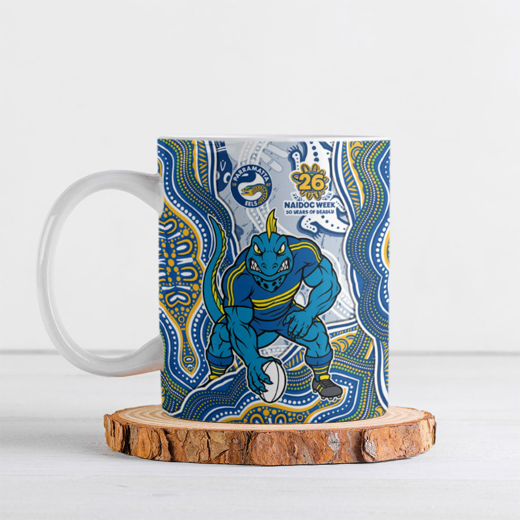 Parramatta Eels NAIDOC Week 2026 Ceramic Mug First Nations of Australia Aboriginal Mascot Rugby