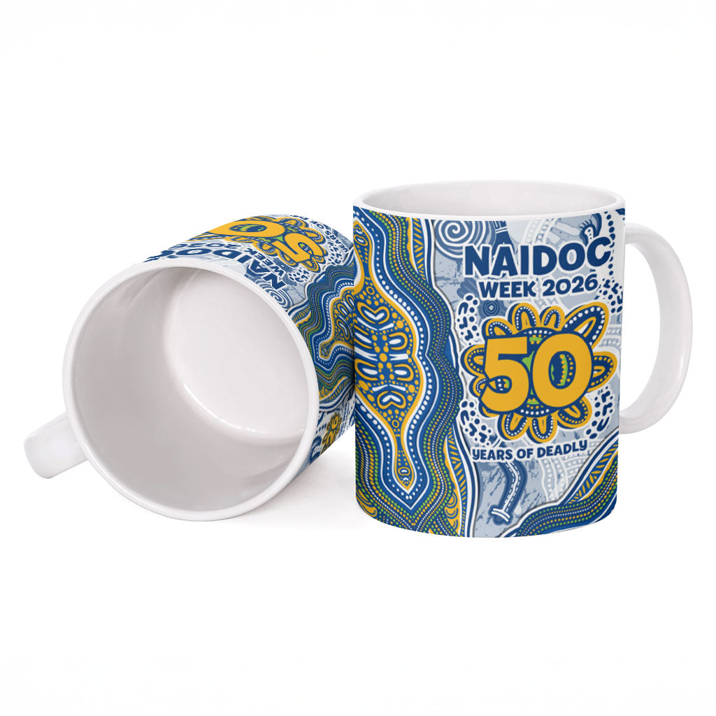 Parramatta Eels NAIDOC Week 2026 Ceramic Mug First Nations of Australia Aboriginal Mascot Rugby