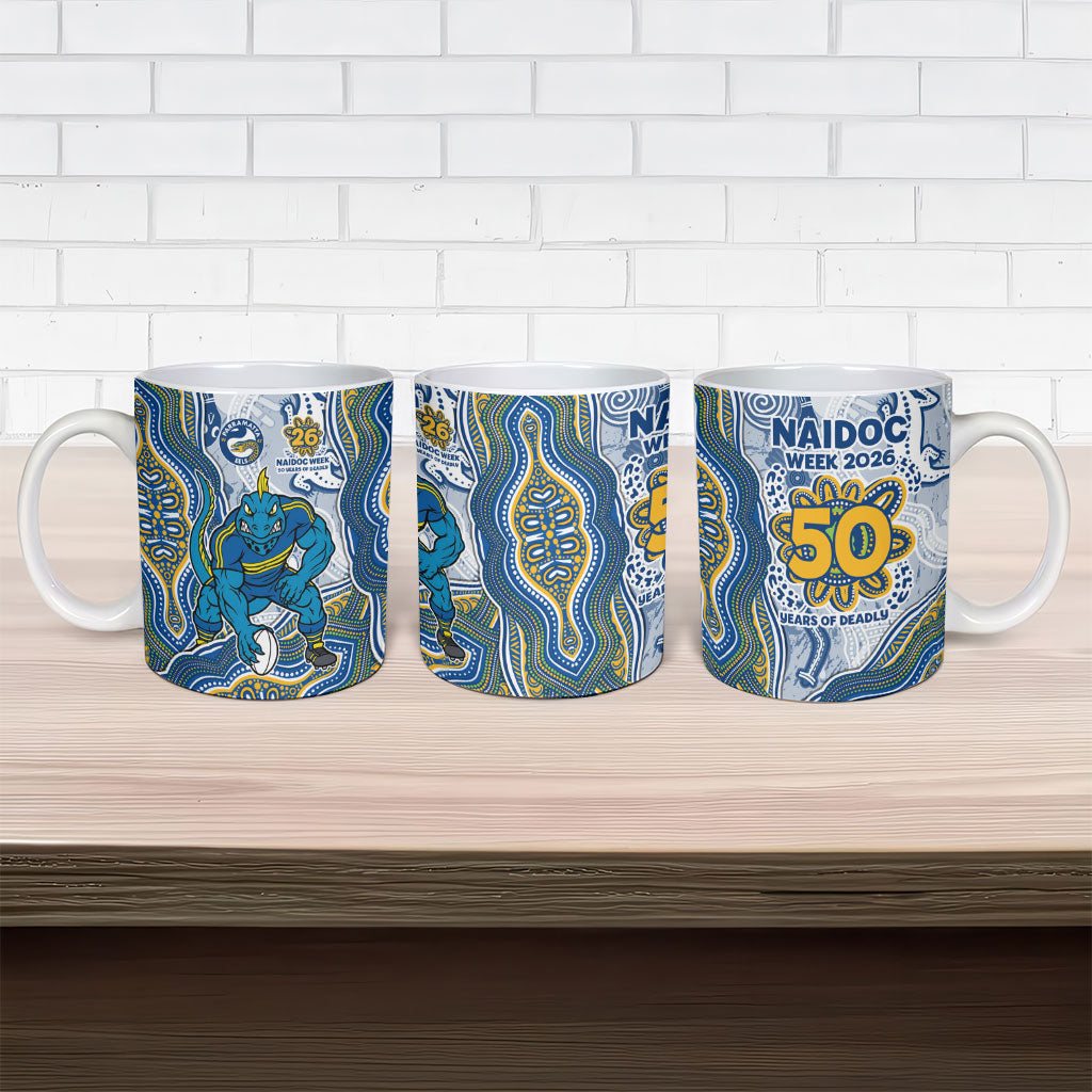 Parramatta Eels NAIDOC Week 2026 Ceramic Mug First Nations of Australia Aboriginal Mascot Rugby