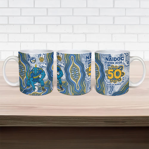 Parramatta Eels NAIDOC Week 2026 Ceramic Mug First Nations of Australia Aboriginal Mascot Rugby
