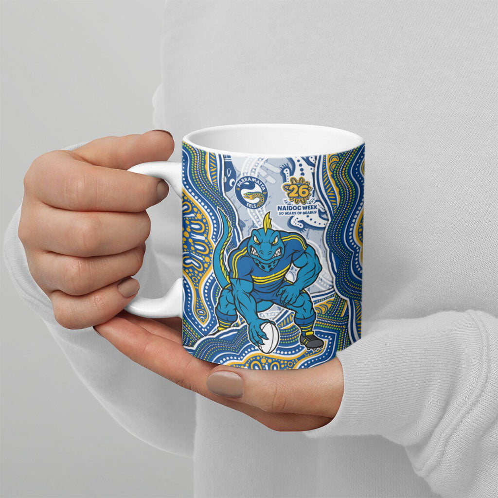 Parramatta Eels NAIDOC Week 2026 Ceramic Mug First Nations of Australia Aboriginal Mascot Rugby