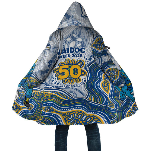 Parramatta Eels NAIDOC Week 2026 Cloak First Nations of Australia Aboriginal Mascot Rugby
