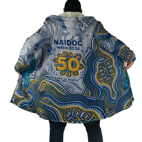 Parramatta Eels NAIDOC Week 2026 Cloak First Nations of Australia Aboriginal Mascot Rugby