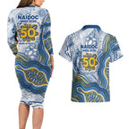 Parramatta Eels NAIDOC Week 2026 Couples Matching Long Sleeve Bodycon Dress and Hawaiian Shirt First Nations of Australia Aboriginal Mascot Rugby