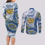 Parramatta Eels NAIDOC Week 2026 Couples Matching Long Sleeve Bodycon Dress and Long Sleeve Button Shirt First Nations of Australia Aboriginal Mascot Rugby